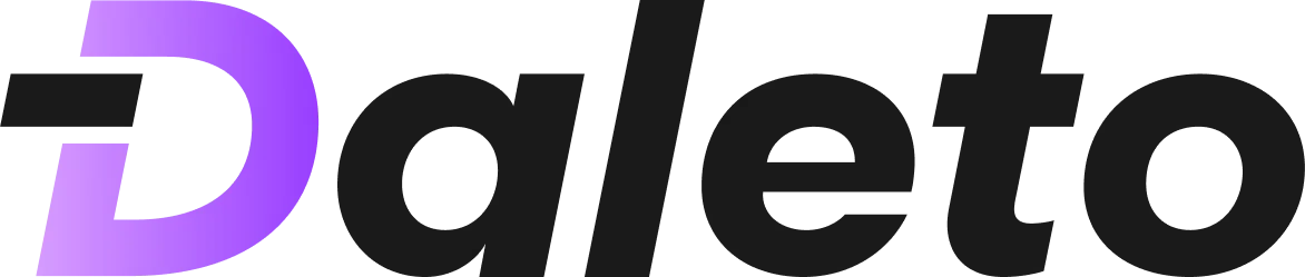 Daleto logo - platforma automatyzacji KYC, AML i compliance dla instytucji finansowych