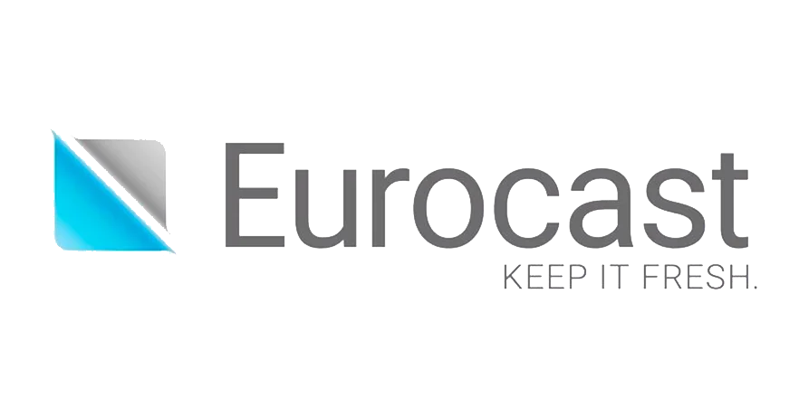 Eurocast logo z tagline Keep It Fresh - system zarządzania świeżością produktów